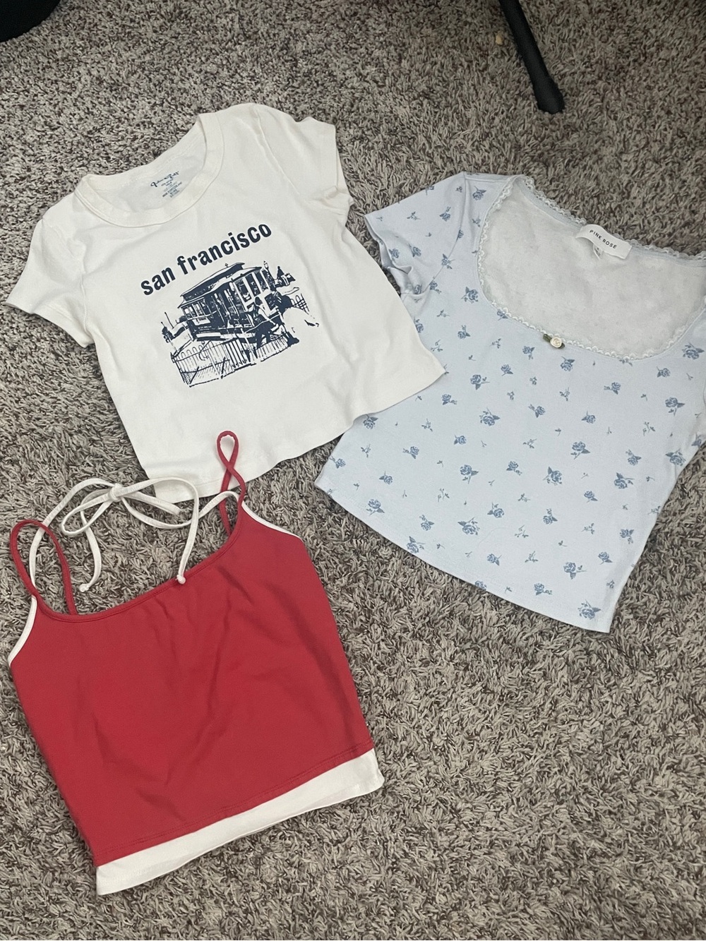 Cotton shirt stack